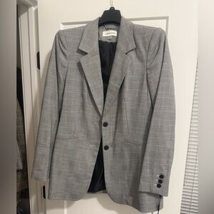 Calvin Klein women’s  Gray Plaid suit